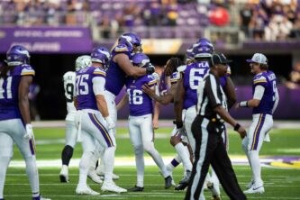 Vikings Players Celebrating